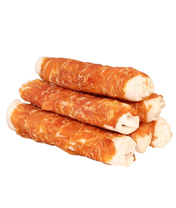 chicken wrapped rawhide bones